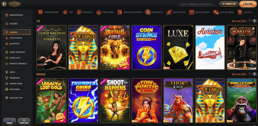 meilleur nouveau site de casino en ligne.