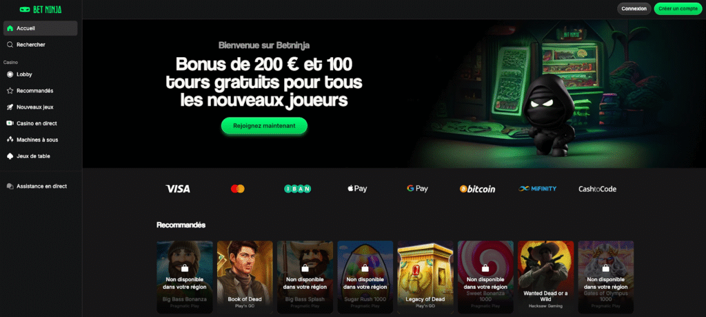 meilleur nouveau site de casino en ligne
